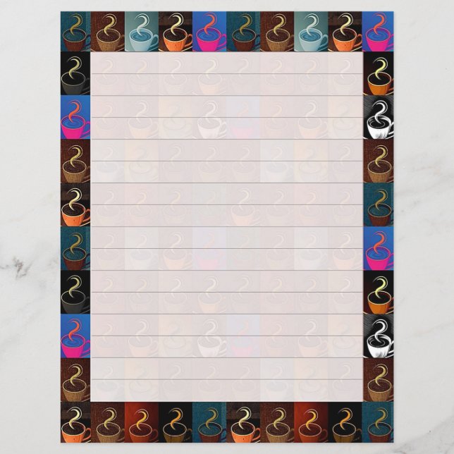 Copos de café papelaria papel (Frente)