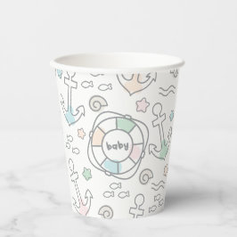 Copos de Papel Bebê Ahoy