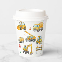 Copos de Papel de Aniversário de Construção