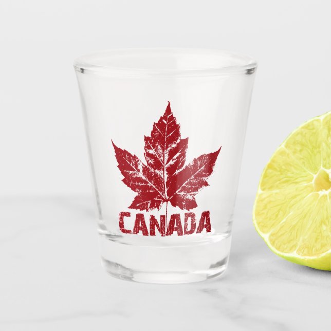 Copos de Shot Personalizados Canadá Lembranças Can (Frente)