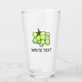 Copos de Vidro com Uvas