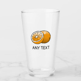 Copos de Vidro Laranja