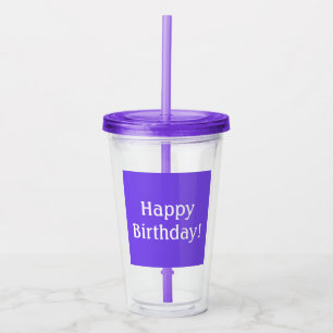 Copos Personalizados Roxos Brilhantes