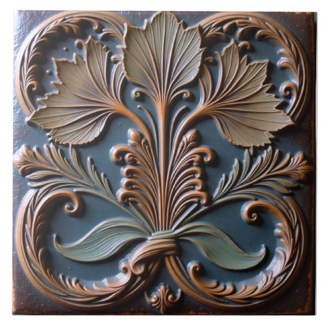 Copper and Patina Foliage (Frente)