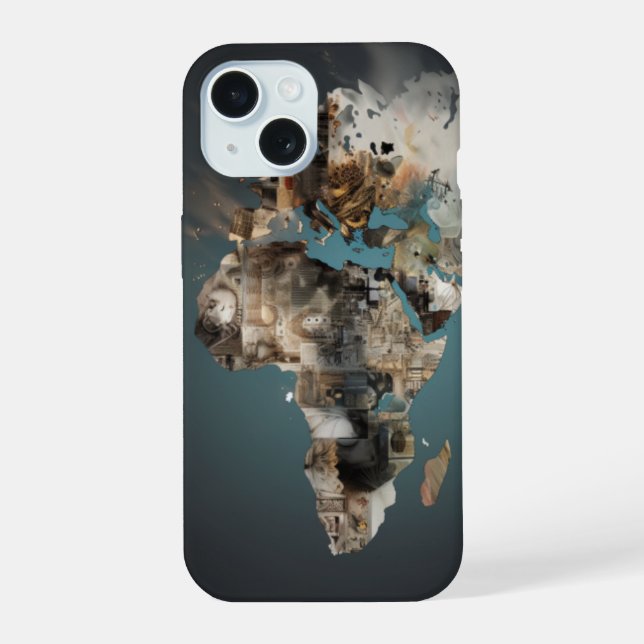 Coque art abstrait Afrique (Verso)