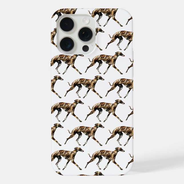 Coque avec motif Galgos (modèle adaptable) (Verso)