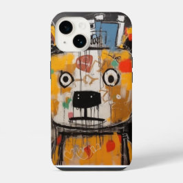 coque IPhone 14 art abstrait