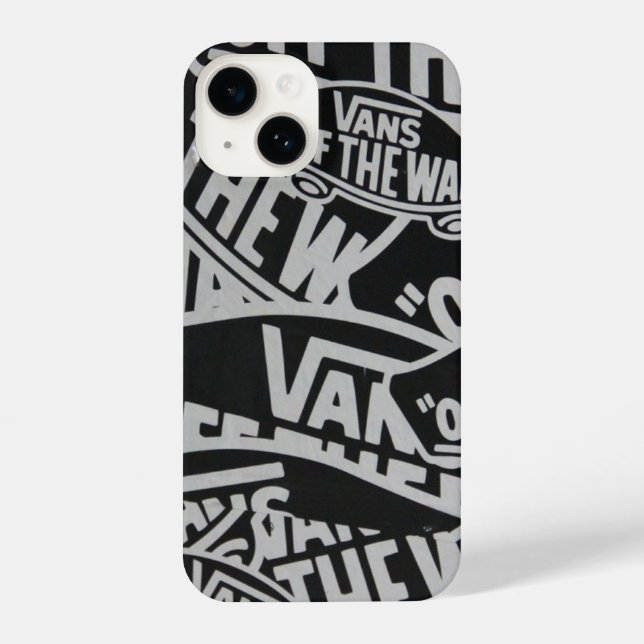 Coque iPhone 14 en Silicone Souple Antichoc vans (Verso)