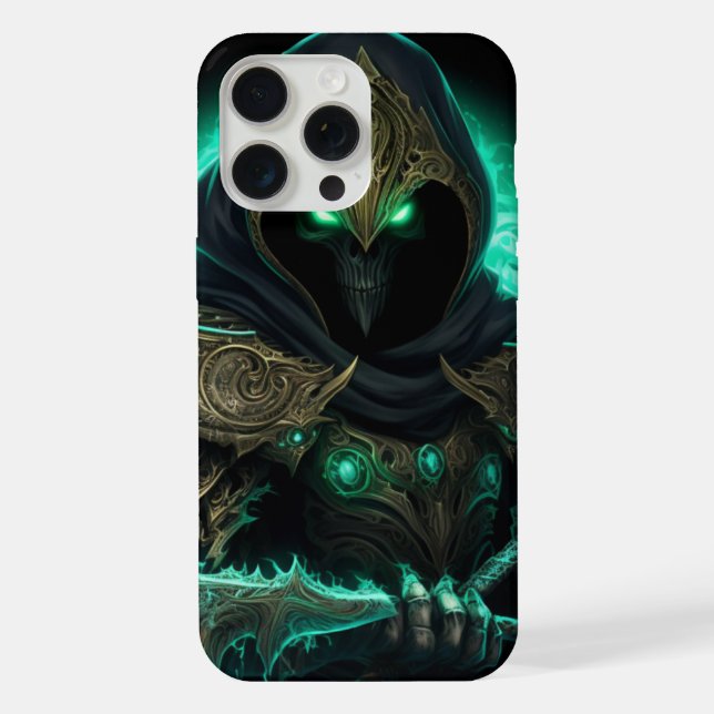Coques iPhone 15 Pro Max -Skull 12 (Verso)
