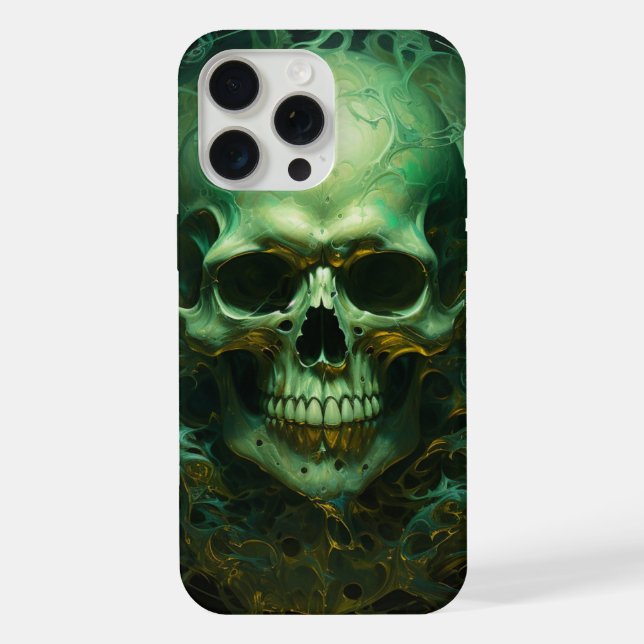 Coques iPhone 15 Pro Max -Skull 4 (Verso)