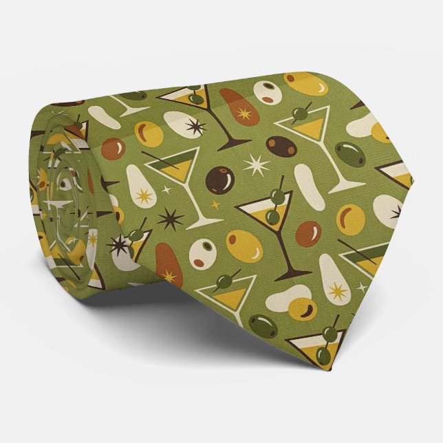 Coquetéis Modernos | Gravata de Pescoço Martini Ve (Rolled)