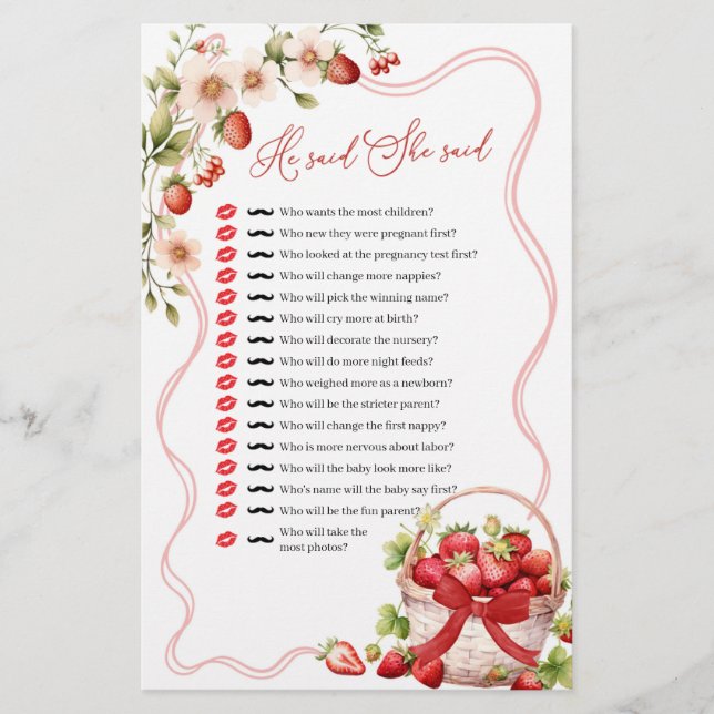 Coquette Berry no Amor Ele Disse Que Disse Jogo (Frente)