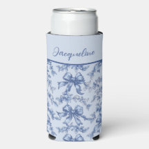 Coquette French Blue Toile Noile Noel Bachelorette