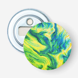 Cor acrílica, azul, verde, amarelo /