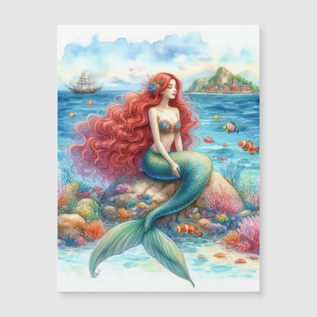 Cor aquosa da sereia magnética (Frente)