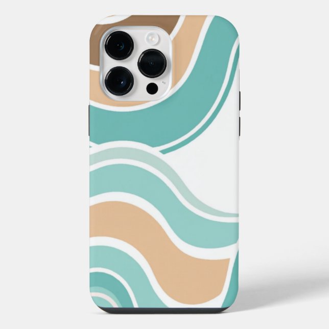 Cor azul/bronzeado/ondulado castanho (Verso)