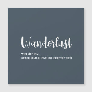 Cor azul da cinza branca definição de Wanderlust