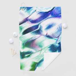 Cor clara esculpida do metal mate, verde a azul