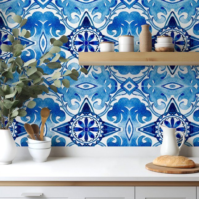 Cor da água azul mediterrânica de grande escala (Criador carregado)