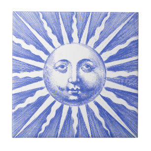 Cor da face azul da pintura antiga
