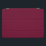 Cor da Tendência - Borgonha Escura - Cobrir Inteli<br><div class="desc">Cobrir inteligente de cor escura,  preto,  moderno e na moda sólido / iPad de vinho tinto escuro da nossa "Coleção de Cores de Natal Tendy Pink". Escavadeira escura elegante não só para o Natal.</div>