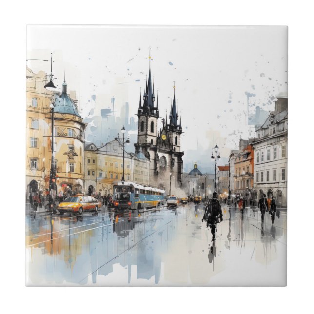 Cor d'água de Praga (Frente)