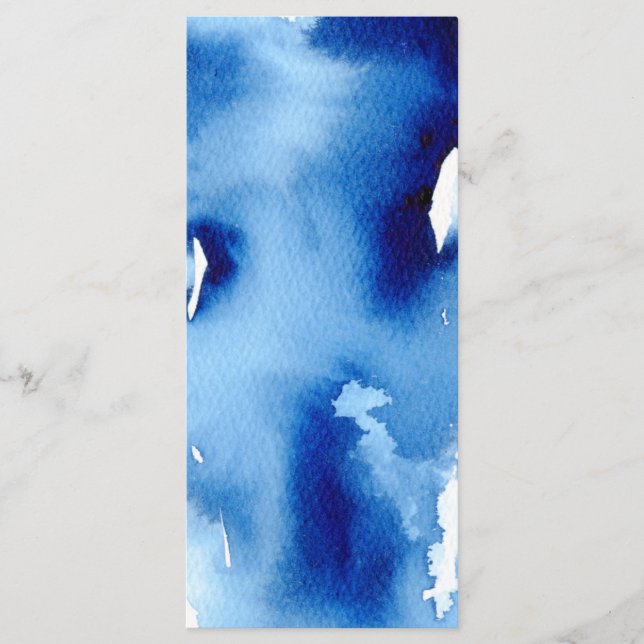 Cor d'água do marinho do MENU DE RECEPÇÃO (Frente)