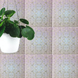 Cor damasco Dourada Barroca De Luxo Sobre O Pastel<br><div class="desc">Design decorativo de luxo e elegante,  apresentando um padrão de ornamentado de damasco dourado sobre um fundo azul pastel/rosa/púrpura ombre.</div>