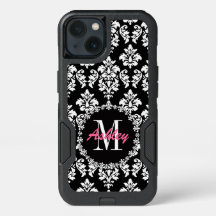 Cor damasco Fleur de Lis Monograma