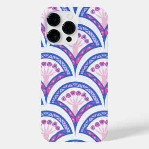 cor damasco floral azul