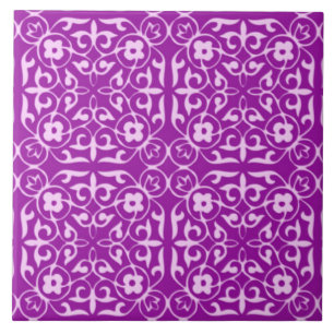 Cor damasco medieval, roxo amethyst