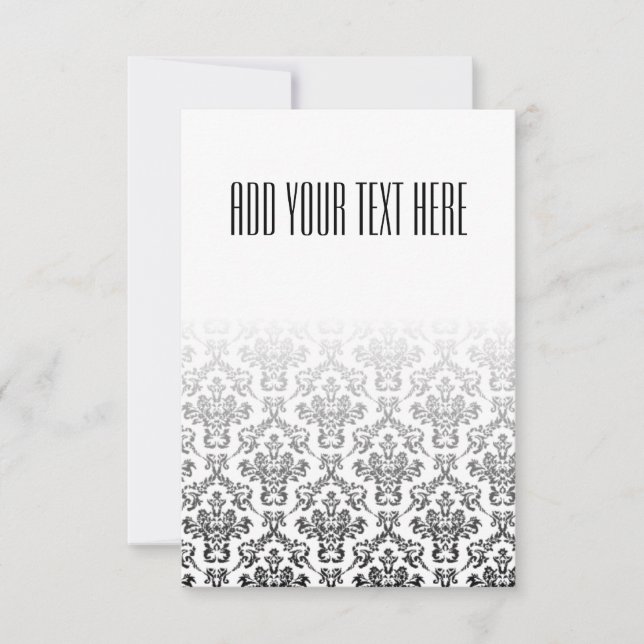 Cor damasco Preta e Branca (Frente)