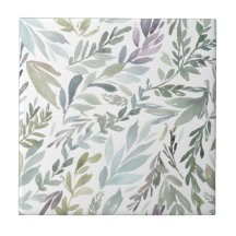 Cor de Água Botânica Verde Elegante