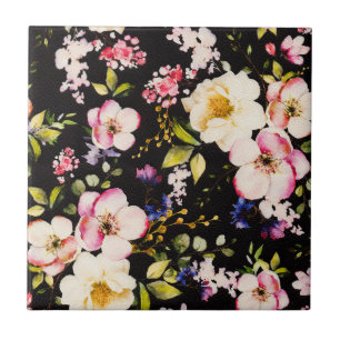 Cor-de-água Cor rosa Rosas amarelas pretas Fundo p