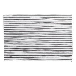 Cor de água das faixas preto e branco moderno   