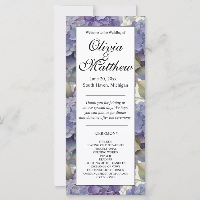 Cor de água laranja rosa púrpura Elegante floral (Frente)