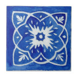 Cor de Água Padrão do Mediterrâneo Azul e Branco<br><div class="desc">Elevem sua casa com a maravilhosa beleza dos azulejos cerâmicos do estilo mediterrânico. Nosso Azulejo de Cerâmica Mediterrânica de Cores-d'Água Padrão Azul e Branco é um início de conversa instantâneo que dará ao seu espaço um olhar clássico, mas moderno. A única design de aquarela é a maneira perfeita de adicionar...</div>