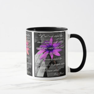 Cor de Caneca Girassóis "Vá Fazê-lo" Citação