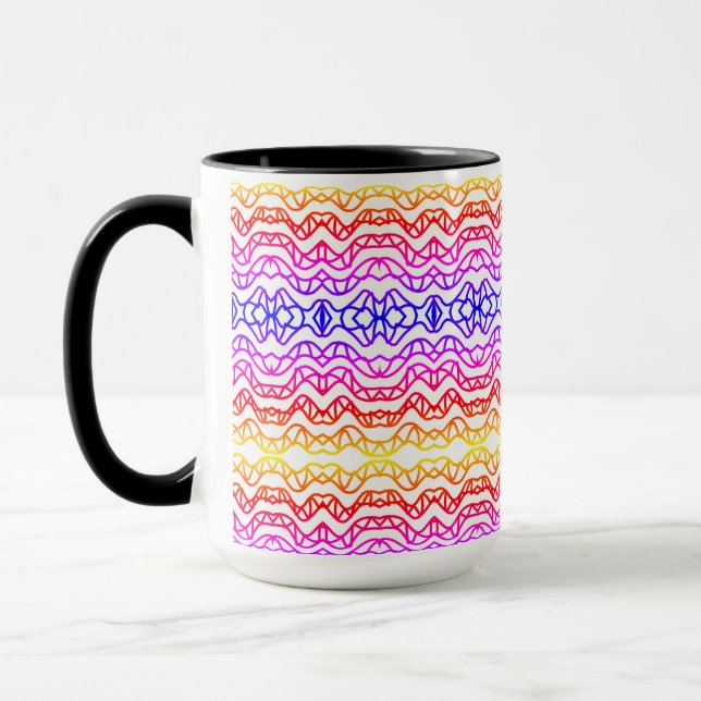Cor de diversão da caneca de padrão (Esquerda)