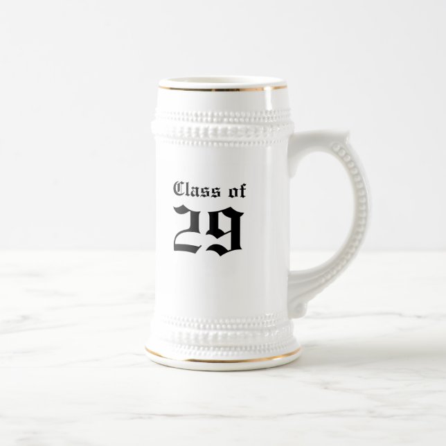 Cor de fundo/fonte da alteração da Caneca de cerve (Direita)