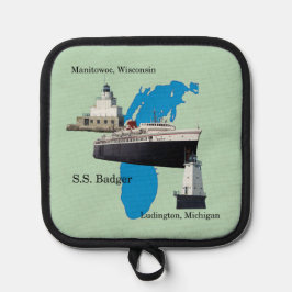 Cor de fundo variável do Lago Badger Michigan