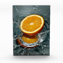 Cor de laranja positiva suculenta para o humor vit