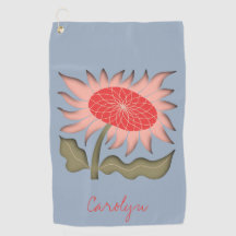 Cor-de-rosa bonito 3D Girassol