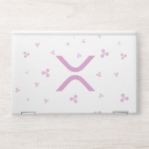 Cor-de-rosa branco do laptop XRP