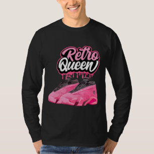 Cor de rosa chocante 14s Camisetas de Fósforo Retr