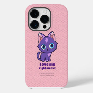Cor-de-rosa com vetor de gata roxa