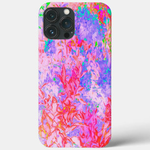 Cor-de-rosa e vermelho com paisagem de Hydrangea a