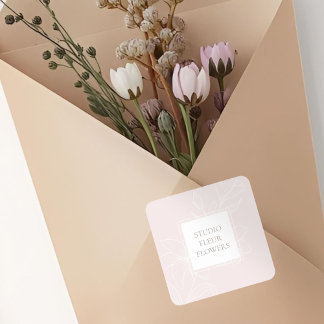 Cor-de-rosa | Etiqueta Floral Chic