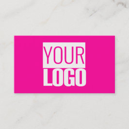 cor-de-rosa-neon - seu logotipo e cartão de visita