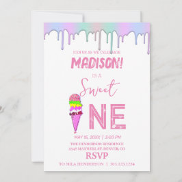 Cor do arco-íris do Sorvete doce, Convite